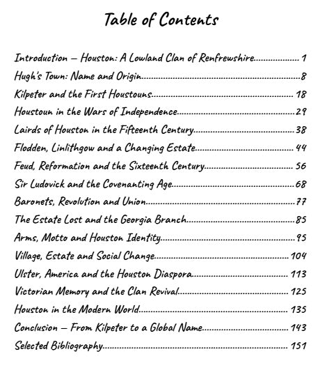 The History of Clan Houston - Digital Edition