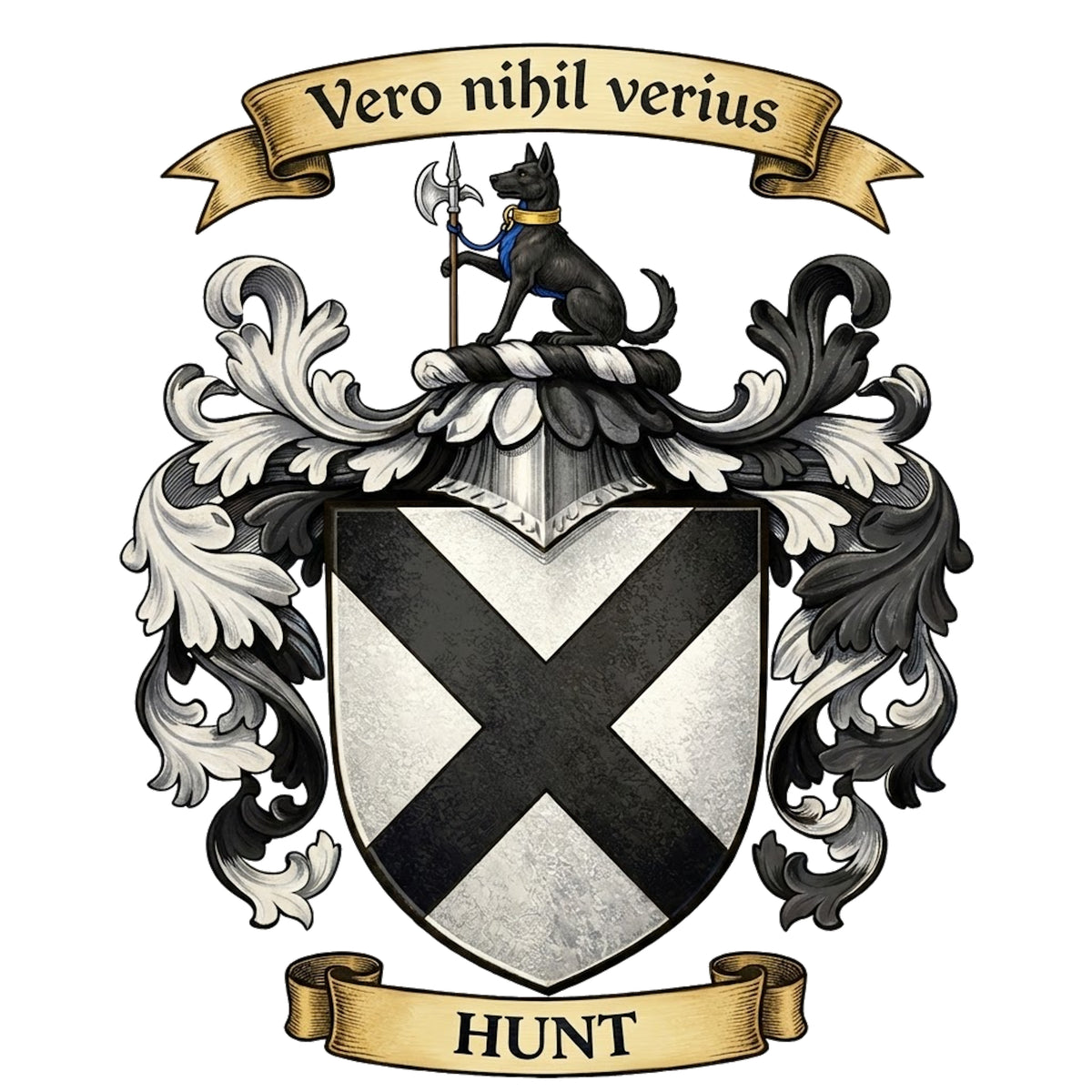 The Hunt Family Coat of Arms – Fairbairn’s Crests