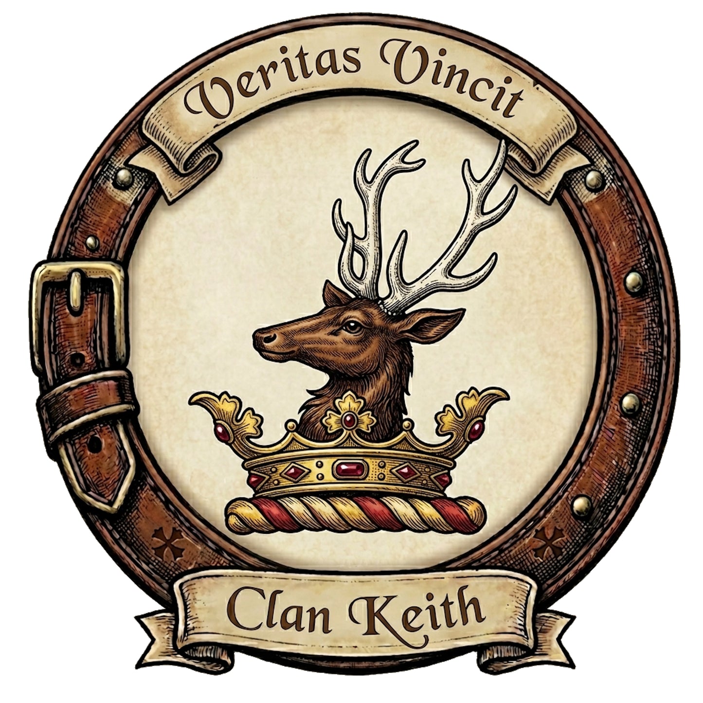 Clan Keith Crest digital download: Includes Color PNG, B&W PNG, and SVG vector files