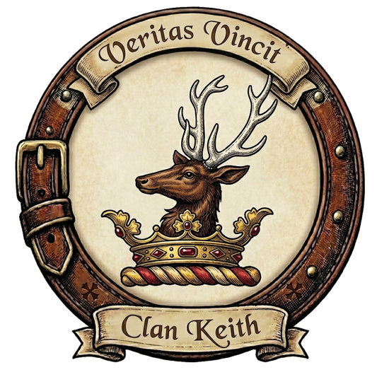 Clan Keith Crest digital download: Includes Color PNG, B&W PNG, and SVG vector files