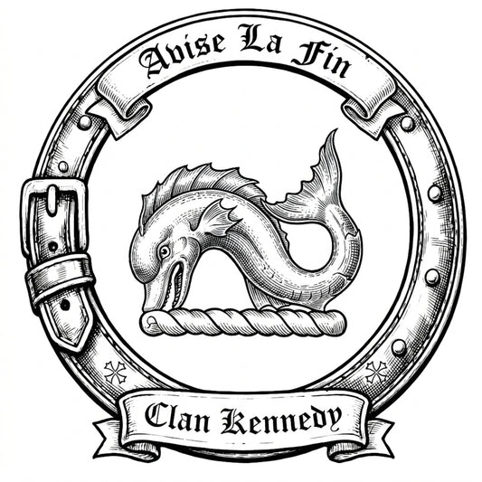 Clan Kennedy Crest digital download: Includes Color PNG, B&W PNG, and SVG vector files