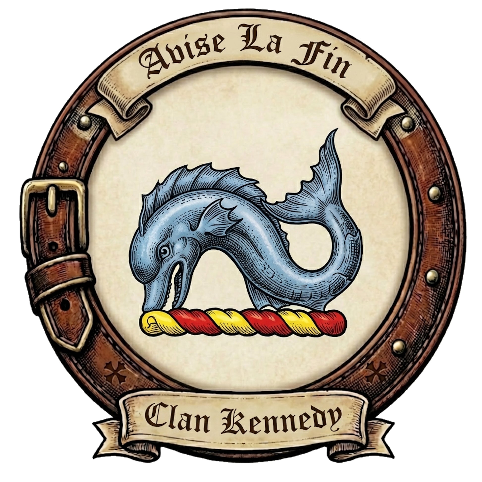 Clan Kennedy Crest digital download: Includes Color PNG, B&W PNG, and SVG vector files