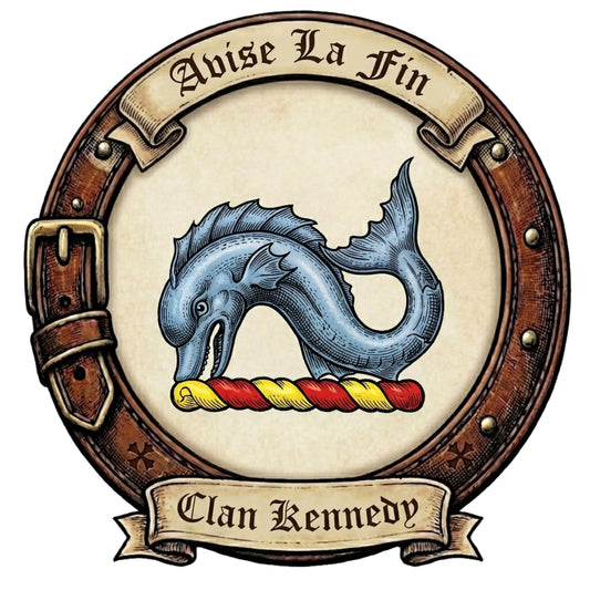 Clan Kennedy Crest digital download: Includes Color PNG, B&W PNG, and SVG vector files