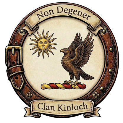 Clan Kinloch Crest digital download: Includes Color PNG, B&W PNG, and SVG vector files
