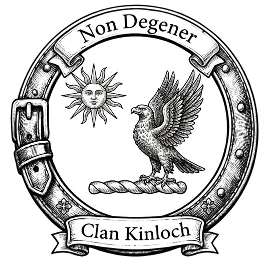 Clan Kinloch Crest digital download: Includes Color PNG, B&W PNG, and SVG vector files