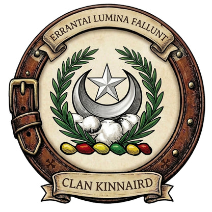 Clan Kinnaird Crest digital download: Includes Color PNG, B&W PNG, and SVG vector files