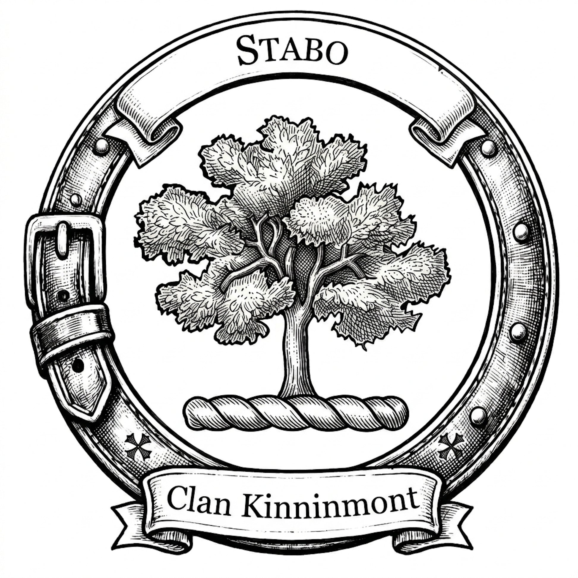 Clan Kinninmont Crest digital download: Includes Color PNG, B&W PNG, and SVG vector files