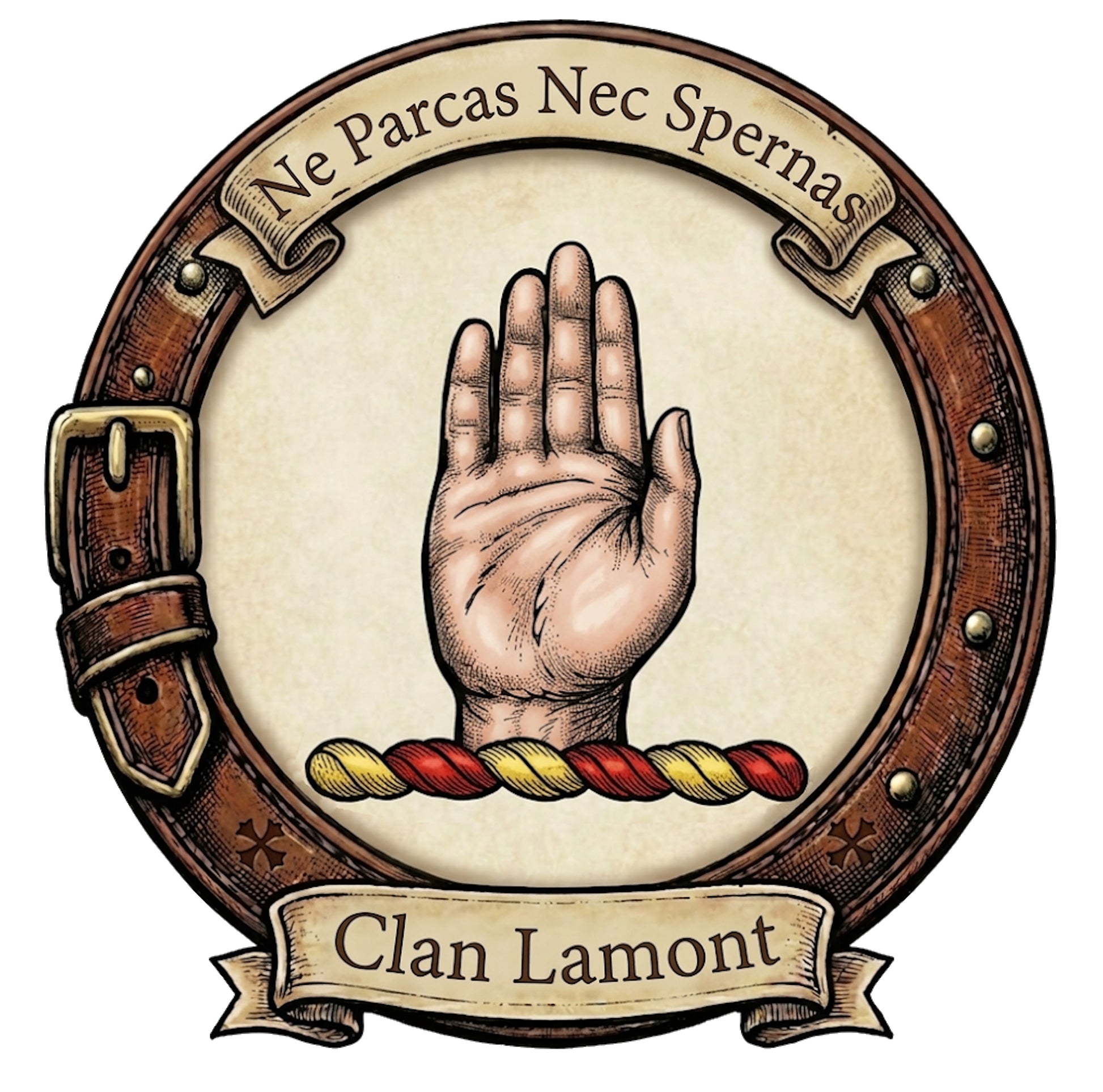 Clan Lamont Crest digital download: Includes Color PNG, B&W PNG, and SVG vector files