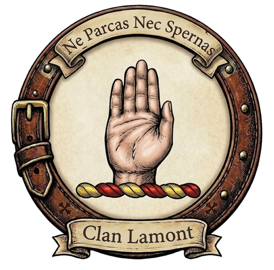 Clan Lamont Crest digital download: Includes Color PNG, B&W PNG, and SVG vector files