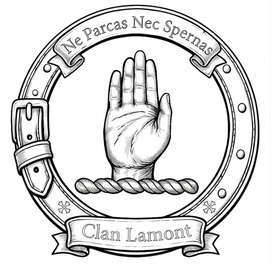 Clan Lamont Crest digital download: Includes Color PNG, B&W PNG, and SVG vector files