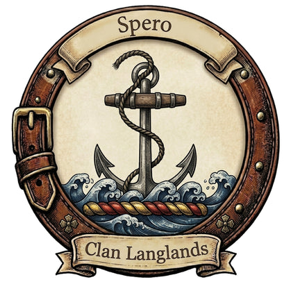 Clan Langlands Crest digital download: Includes Color PNG, B&W PNG, and SVG vector files