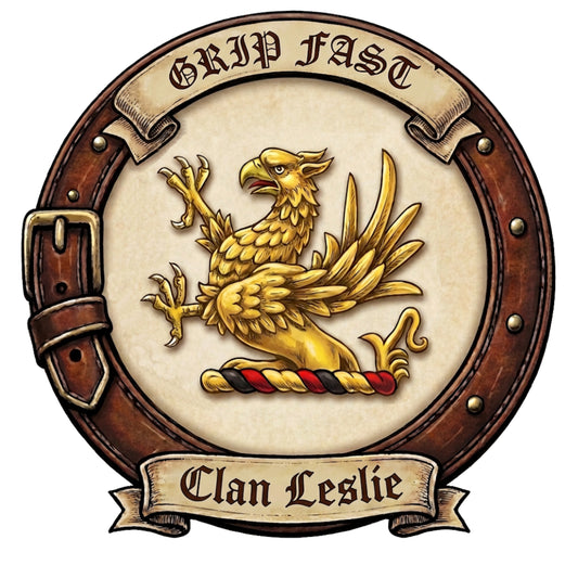 Clan Leslie Crest digital download: Includes Color PNG, B&W PNG, and SVG vector files