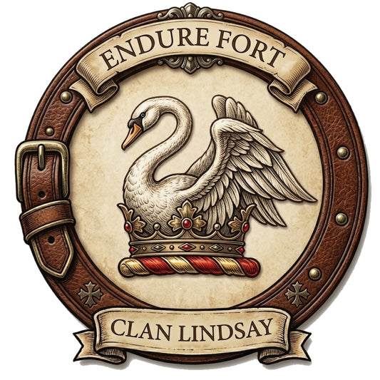 Clan Lindsay Crest digital download: Includes Color PNG, B&W PNG, and SVG vector files