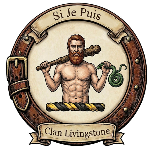 Clan Livingstone Crest digital download: Includes Color PNG, B&W PNG, and SVG vector files