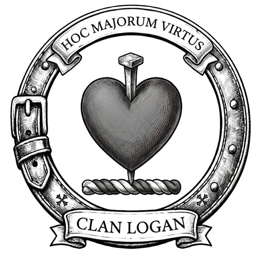 Clan Logan Crest digital download: Includes Color PNG, B&W PNG, and SVG vector files