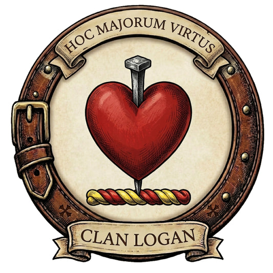 Clan Logan Crest digital download: Includes Color PNG, B&W PNG, and SVG vector files