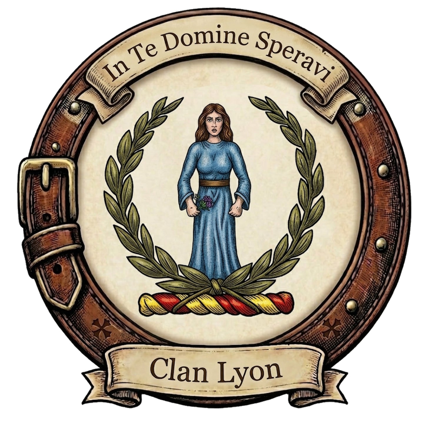 Clan Lyon Crest digital download: Includes Color PNG, B&W PNG, and SVG vector files
