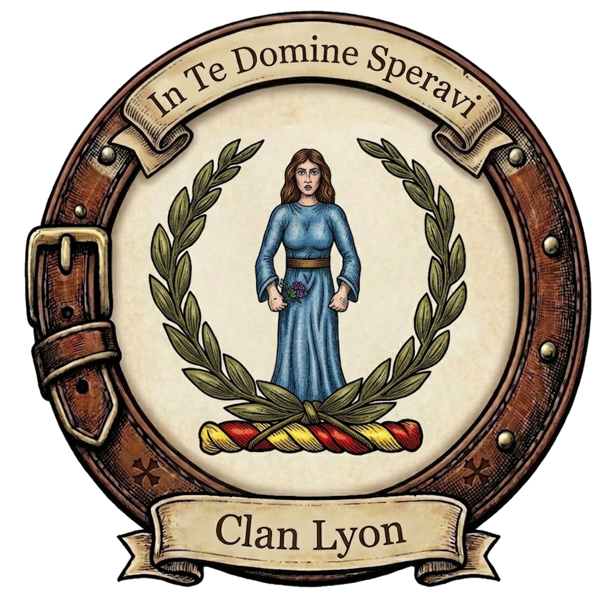 Clan Lyon Crest digital download: Includes Color PNG, B&W PNG, and SVG vector files