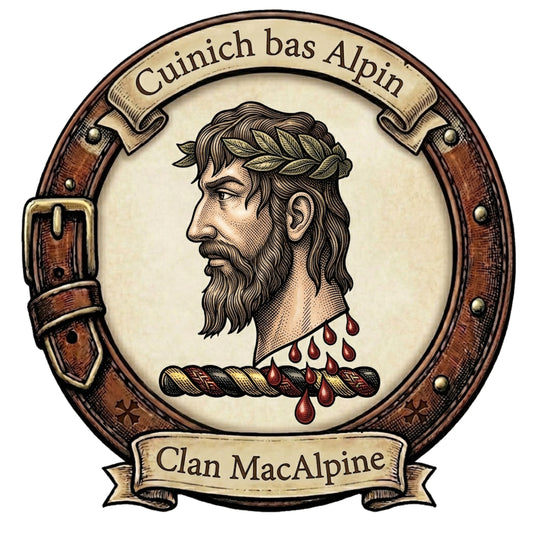Clan MacAlpine Crest digital download: Includes Color PNG, B&W PNG, and SVG vector files