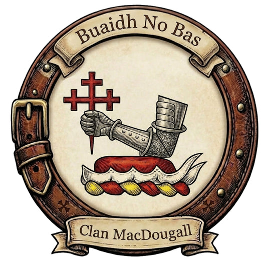 Clan MacDougall Crest digital download: Includes Color PNG, B&W PNG, and SVG vector files