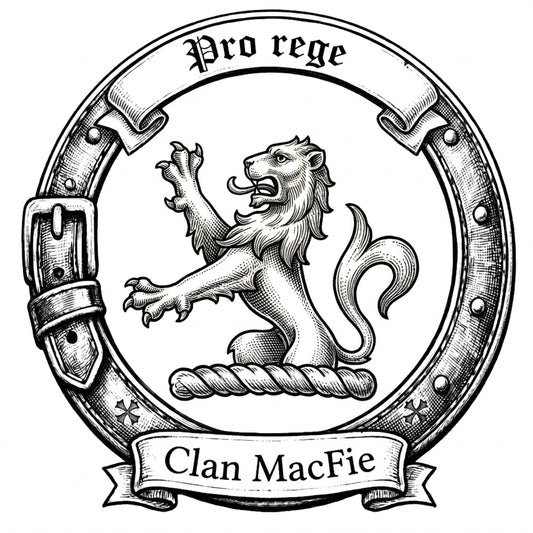Clan MacFie Crest digital download: Includes Color PNG, B&W PNG, and SVG vector files