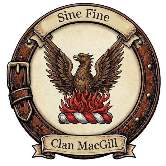 Clan MacGill Crest digital download: Includes Color PNG, B&W PNG, and SVG vector files