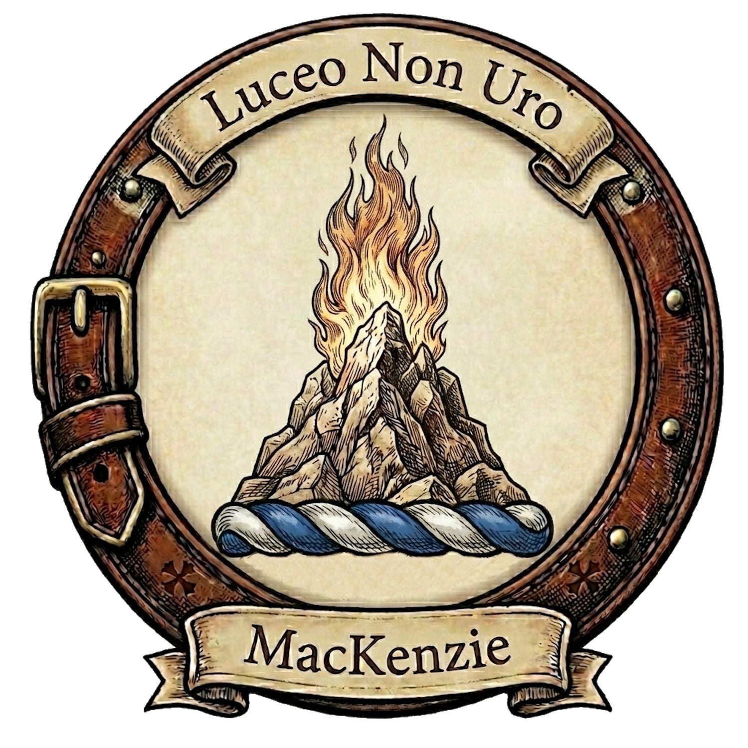 Clan MacKenzie Crest digital download: Includes Color PNG, B&W PNG, and SVG vector files