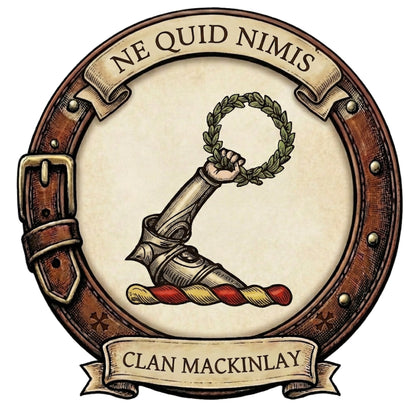 Clan MacKinlay Crest digital download: Includes Color PNG, B&W PNG, and SVG vector files