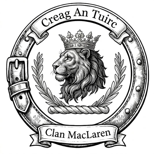 Clan MacLaren Crest digital download: Includes Color PNG, B&W PNG, and SVG vector files