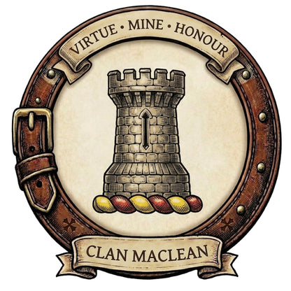 Clan MacLean Crest digital download: Includes Color PNG, B&W PNG, and SVG vector files