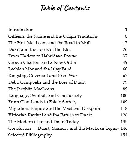 The Complete History of Clan MacLean