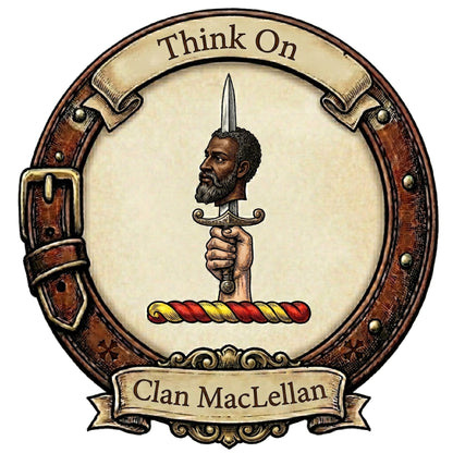 Clan MacLellan Crest digital download: Includes Color PNG, B&W PNG, and SVG vector files