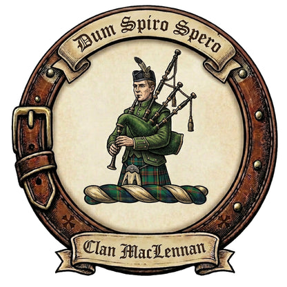 Clan MacLennan Crest digital download: Includes Color PNG, B&W PNG, and SVG vector files