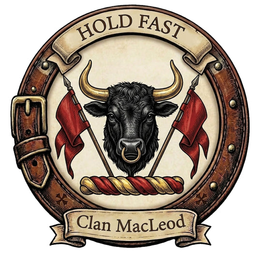 Clan MacLeod Crest digital download: Includes Color PNG, B&W PNG, and SVG vector files