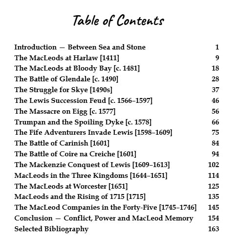 The Bloody History of Clan MacLeod