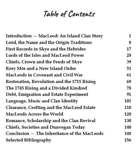 The Complete History of Clan MacLeod