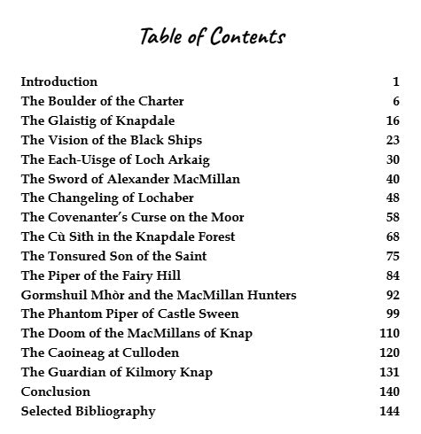 The Dark Lore of Clan MacMillan