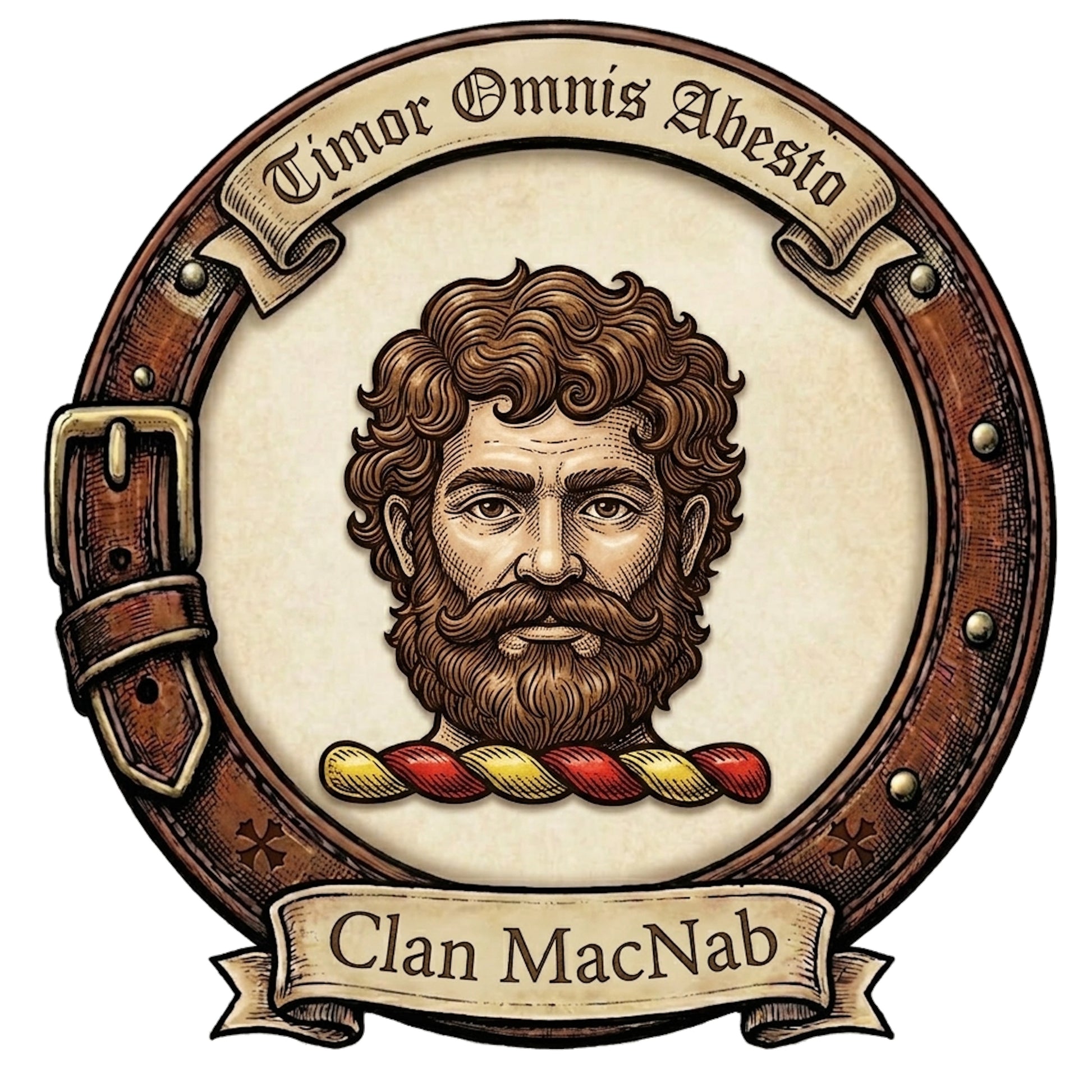 Clan MacNab Crest digital download: Includes Color PNG, B&W PNG, and SVG vector files