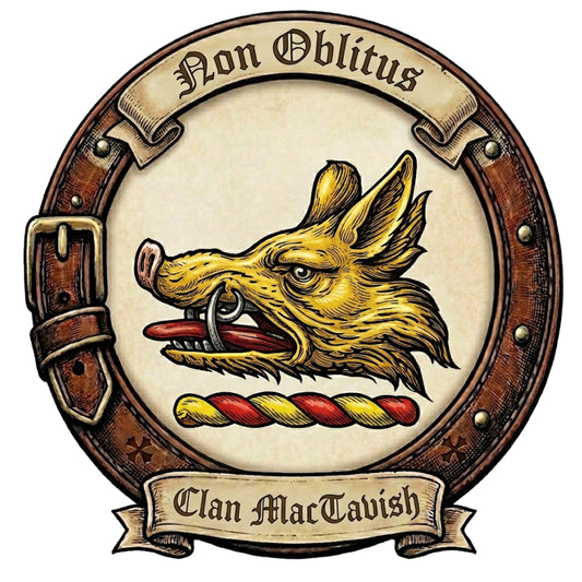Clan MacTavish Crest digital download: Includes Color PNG, B&W PNG, and SVG vector files