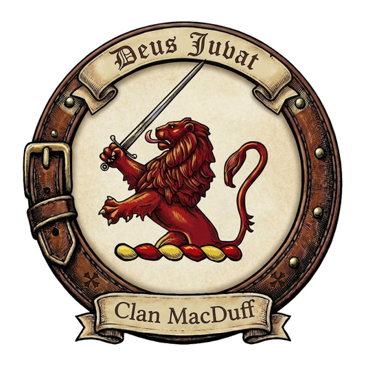 Clan MacDuff Crest digital download: Includes Color PNG, B&W PNG, and SVG vector files
