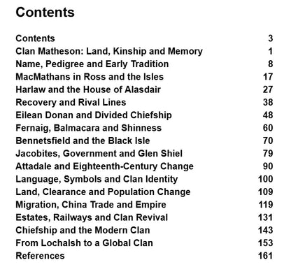 The Complete History of Clan Matheson - Digital Edition