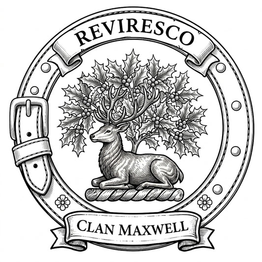 Clan Maxwell Crest digital download: Includes Color PNG, B&W PNG, and SVG vector files