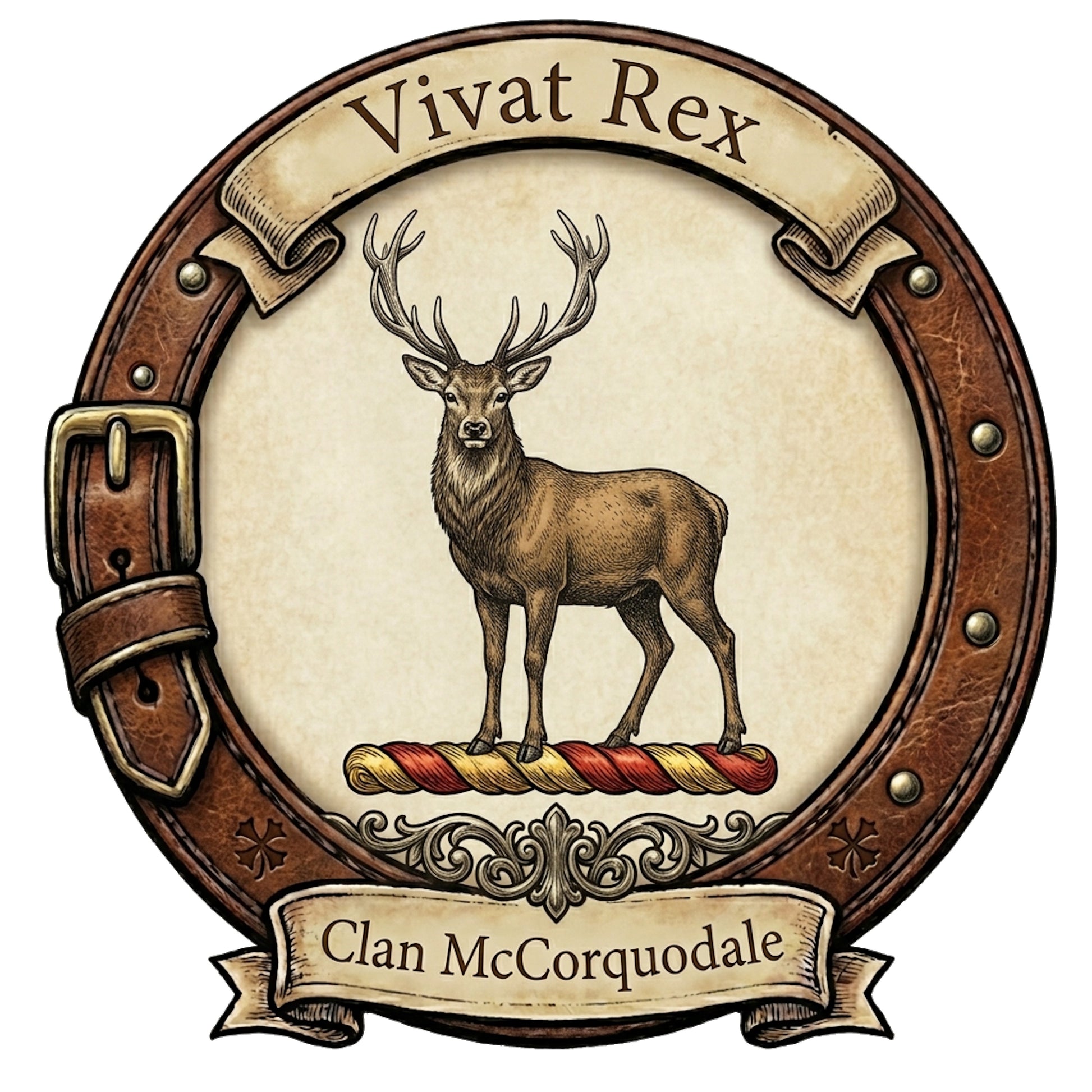 Clan McCorquodale digital download: Includes Color PNG, B&W PNG, and SVG vector files