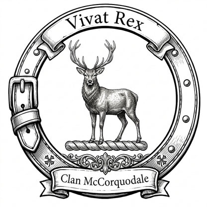 Clan McCorquodale digital download: Includes Color PNG, B&W PNG, and SVG vector files