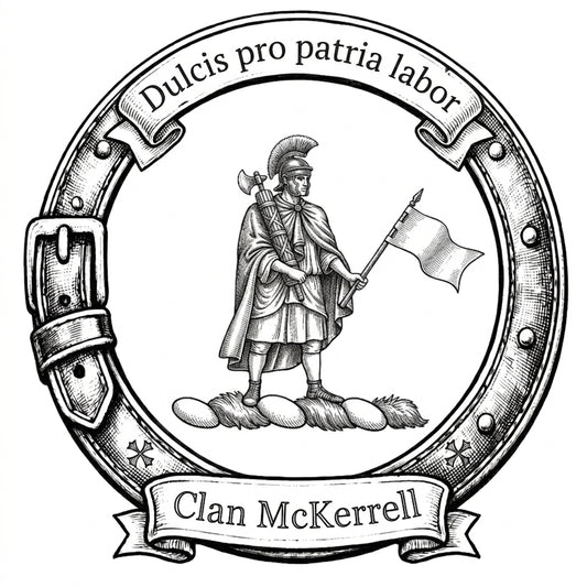 Clan McKerrell Crest digital download: Includes Color PNG, B&W PNG, and SVG vector files