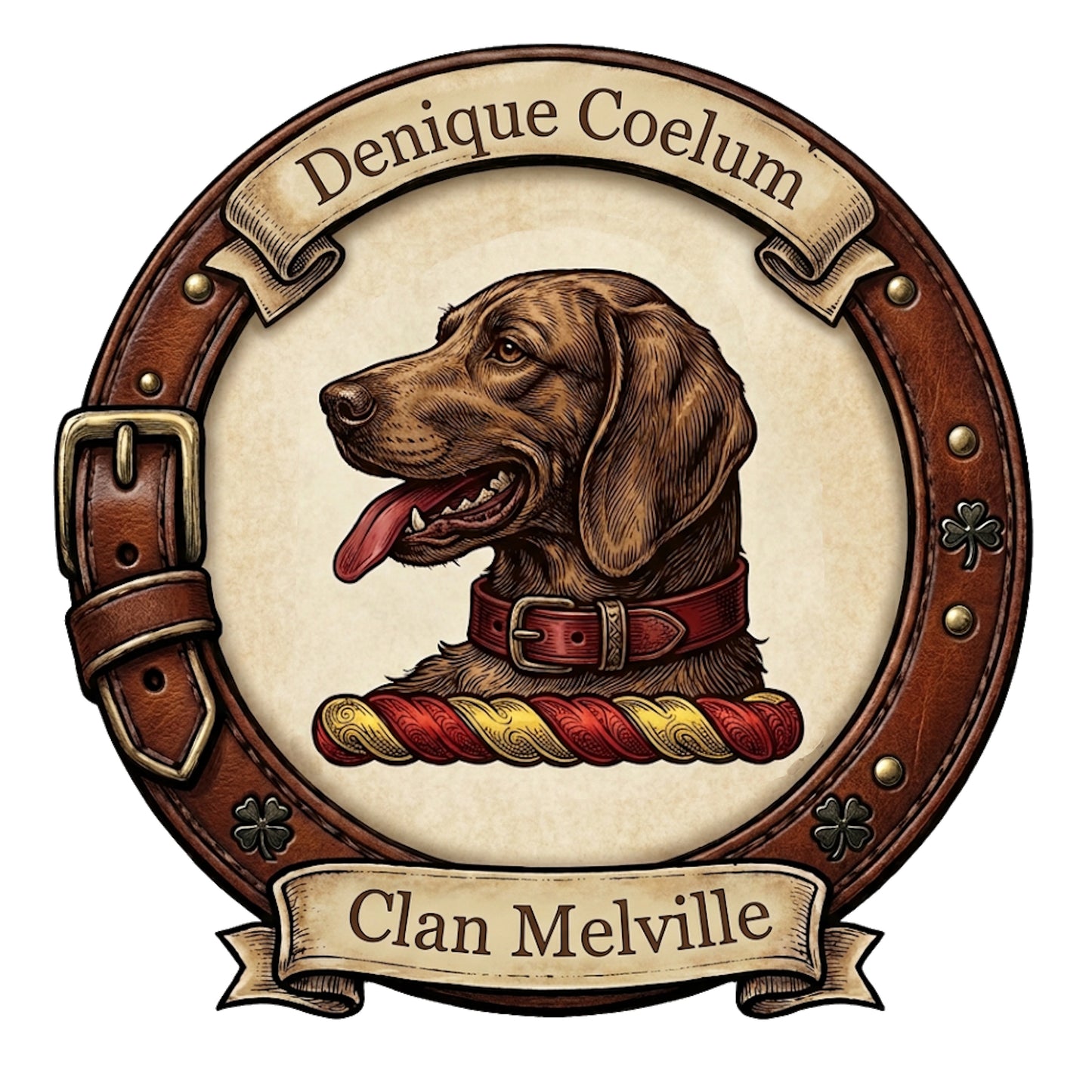 Clan Melville Crest digital download: Includes Color PNG, B&W PNG, and SVG vector files