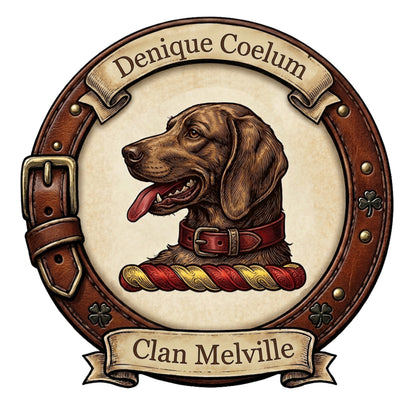 Clan Melville Crest digital download: Includes Color PNG, B&W PNG, and SVG vector files