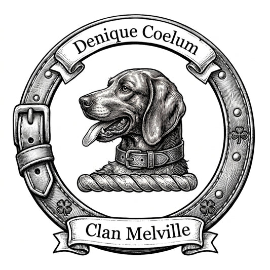 Clan Melville Crest digital download: Includes Color PNG, B&W PNG, and SVG vector files