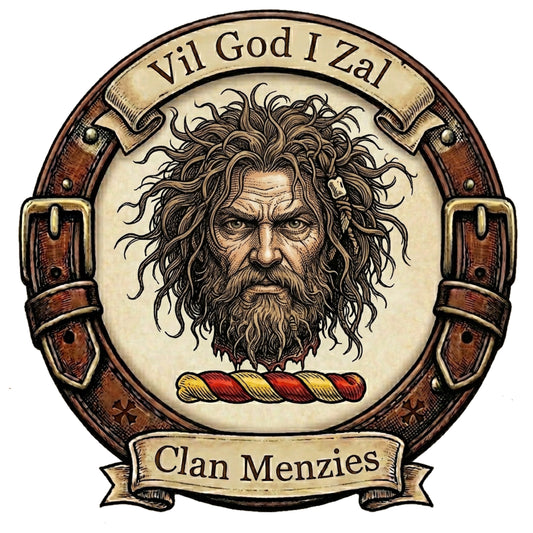 Clan Menzies Crest digital download: Includes Color PNG, B&W PNG, and SVG vector files