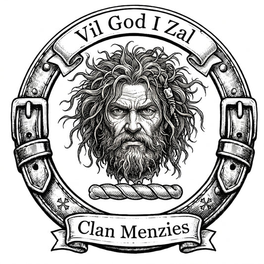 Clan Menzies Crest digital download: Includes Color PNG, B&W PNG, and SVG vector files
